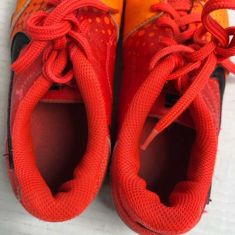 Nike Shoes 1.5Y Jr Solar Red & Orange Youth Soccer 415129-608